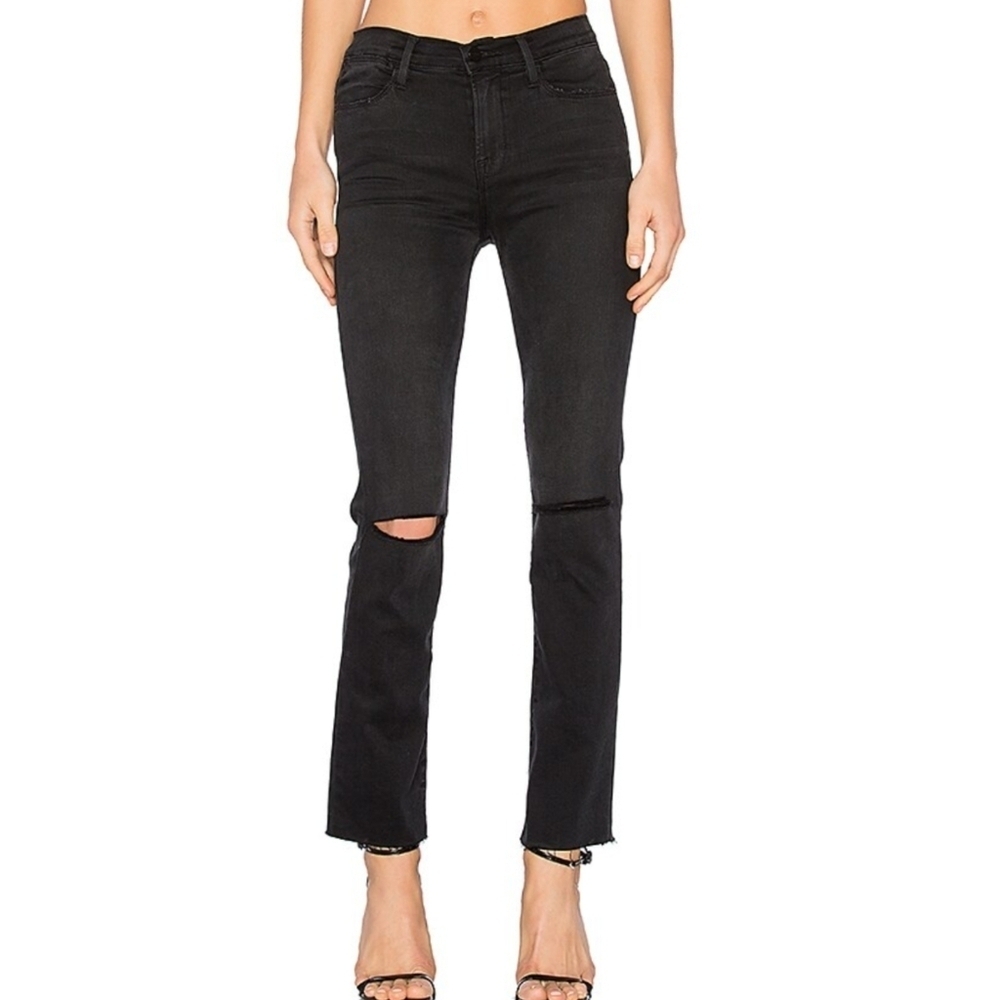 FRAME Denim Le High Straight in Molony